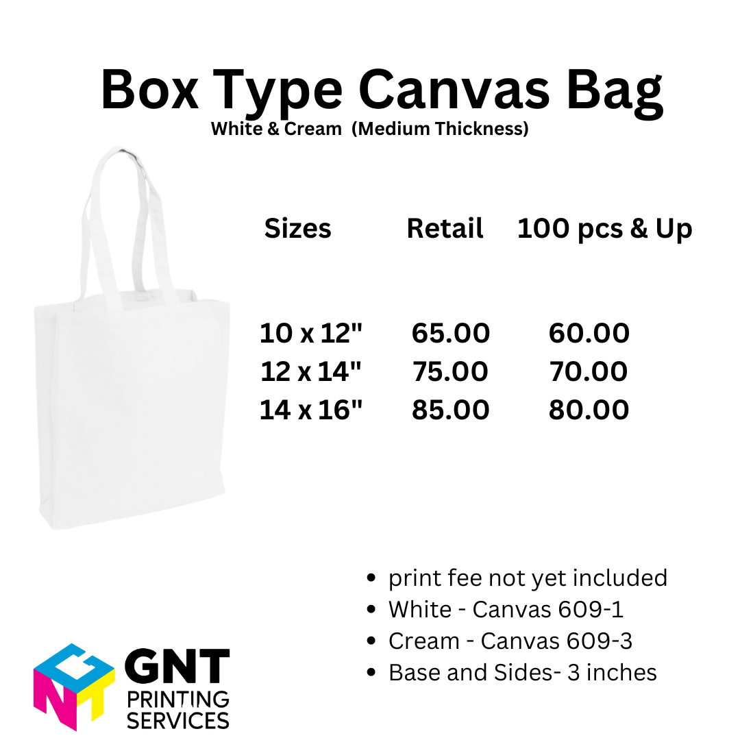 Canvas Bags - Medium Thickness