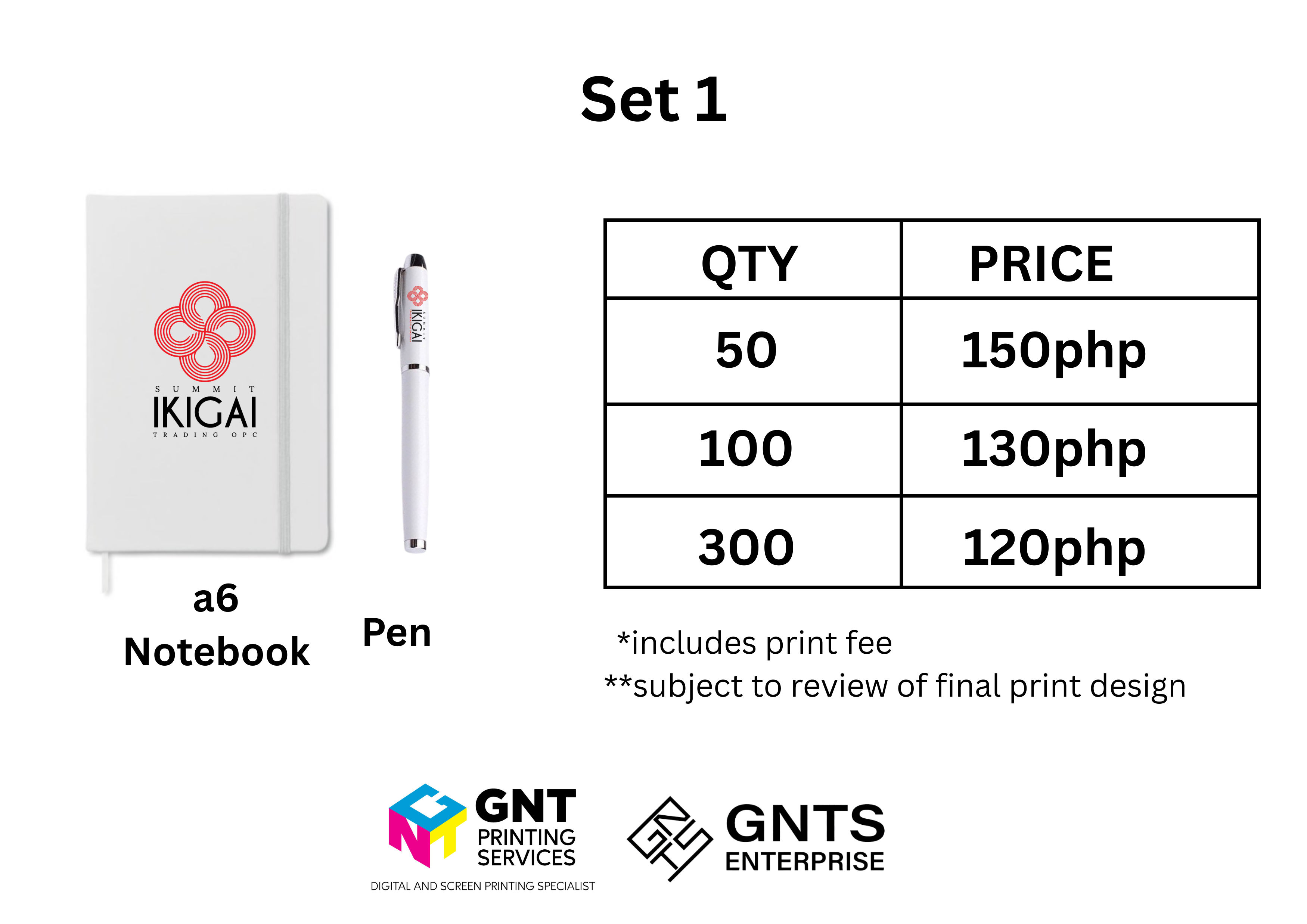 souvenir set – GNT PRINTING SERVICES